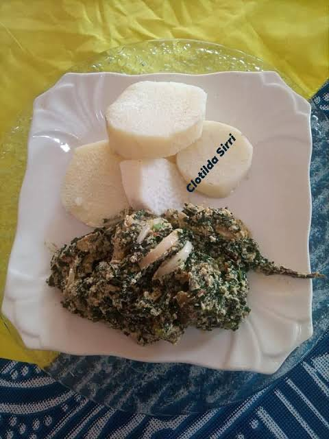 Yam & Okonobong at All Aroma Restaurant, Bamenda