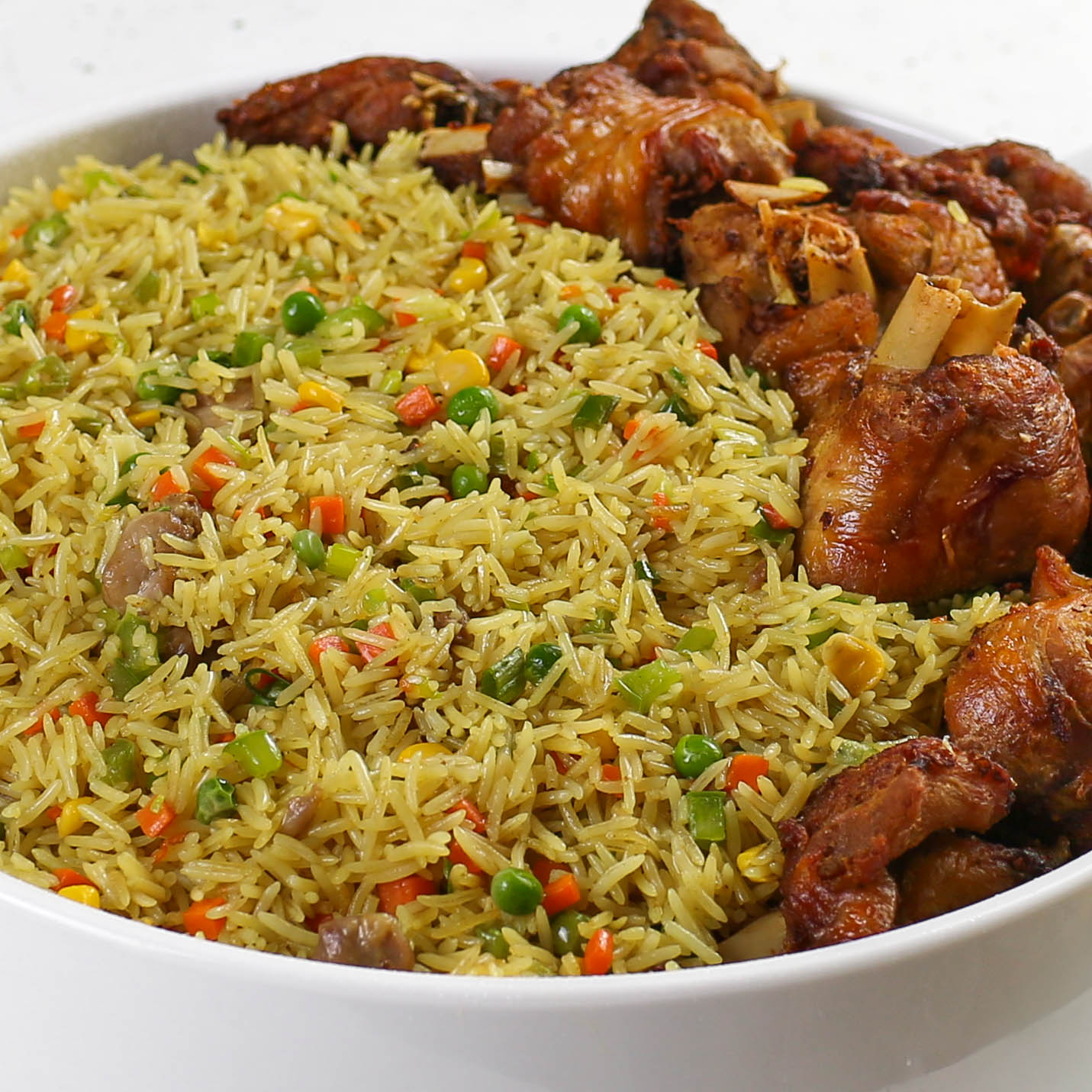 Fried Rice served at All Aroma Bamenda