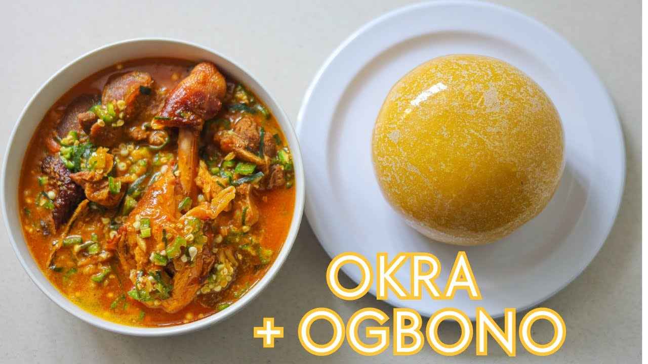 Garri & Ogbono at All Aroma Restaurant, Bamenda